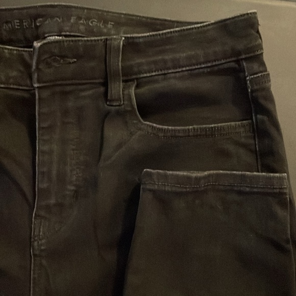 American Eagle Black Jeggings Size 10 - Picture 3 of 3